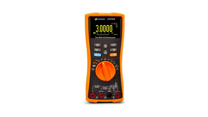 The reliable and rugged U1273AX Handheld Digital Multimeter